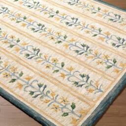 Livabliss Fairfax-Hand Tufted Green Beige Blue Yellow Wool Global Rug - Size: 200 cm x 275 cm - thumbnail 6