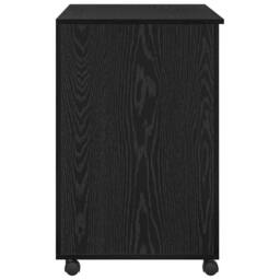 Berkfield Home Traditional Black Oak Computer Desk Black Oak Engineered wood, Me - thumbnail 7