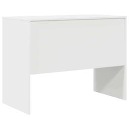 Berkfield Home Writing Desk White Particle board 100 x 50 x 76 cm Storage - thumbnail 7