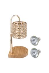 Living and Home Dimmable Candle Warmer Lamp in Light Tan - thumbnail 2