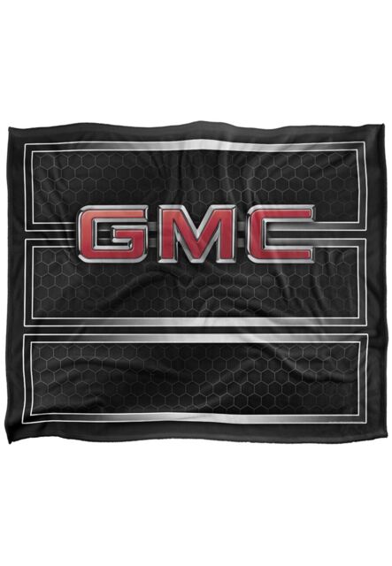 GMC Editors Gmc Front Grill Silky Touch Super Soft Throw Blanket 152 X 127 cm in White - image 1