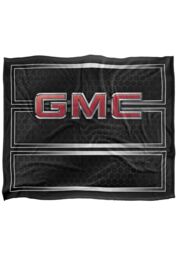 GMC Editors Gmc Front Grill Silky Touch Super Soft Throw Blanket 152 X 127 cm in White - thumbnail 1