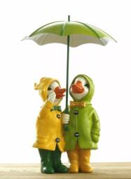 Marco Paul Duck with Umbrella Outdoor Garden Ornaments - thumbnail 1