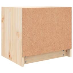 Berkfield Home Bedside Cabinets 2 pcs 40x31x35.5 cm Solid Wood Pine in Natural - thumbnail 9