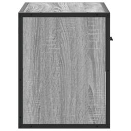 Berkfield Home TV Cabinet Grey Sonoma 60x31x39.5 cm Engineered Wood & Metal - thumbnail 5