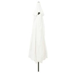 Berkfield Home Garden Umbrella 395x245 cm Sand White - thumbnail 1