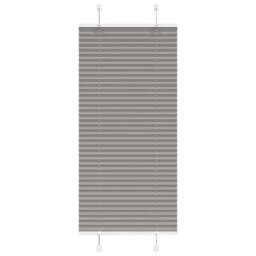 Berkfield Home Pleated Blind Anthracite 60x100 cm Fabric Width 59.4 cm Polyester in Dark Grey - thumbnail 3