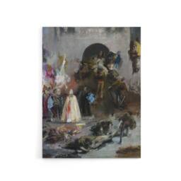 "Artery8 Spanish Inquisition Painting Canvas Wall Art Print - Size: W18"" x H24""" - thumbnail 1