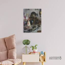 "Artery8 Spanish Inquisition Painting Canvas Wall Art Print - Size: W18"" x H24""" - thumbnail 3