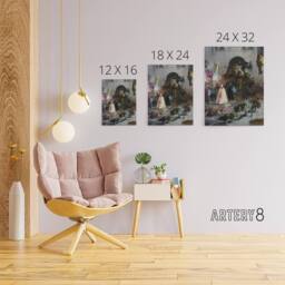"Artery8 Spanish Inquisition Painting Canvas Wall Art Print - Size: W18"" x H24""" - thumbnail 4