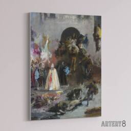 "Artery8 Spanish Inquisition Painting Canvas Wall Art Print - Size: W18"" x H24""" - thumbnail 2