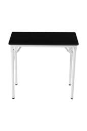 Living and Home 80 x 40cm Home Office Foldable Computer Desk with Adjustable Foot Pads in Black - Size: 80 x 40 cm - thumbnail 3