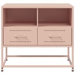 Berkfield Home TV Cabinet Pink 68x39x60.5 cm Steel - thumbnail 6