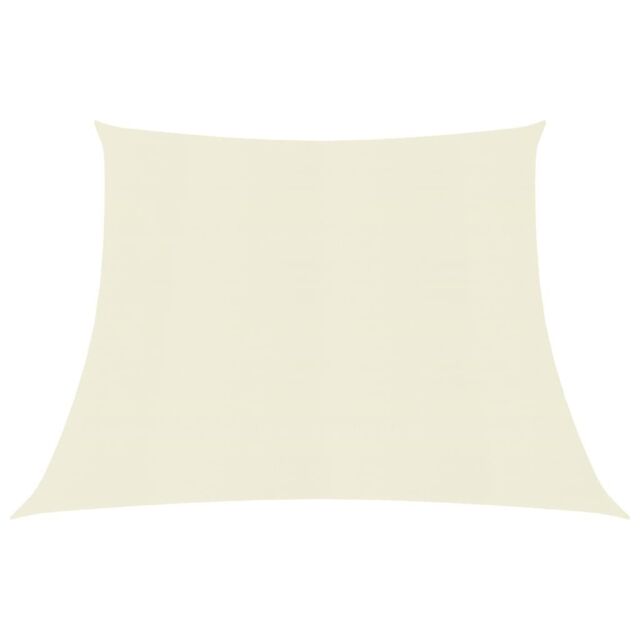 Berkfield Home Sunshade Sail 160 g/m ² Cream 4/5x3 m HDPE in Beige - image 1