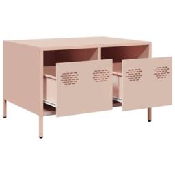 Berkfield Home TV Cabinet Pink 68x50x43.5 cm Cold-rolled Steel - thumbnail 5