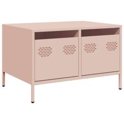 Berkfield Home TV Cabinet Pink 68x50x43.5 cm Cold-rolled Steel