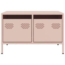Berkfield Home TV Cabinet Pink 68x50x43.5 cm Cold-rolled Steel - thumbnail 6