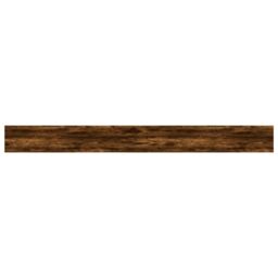 Berkfield Home Wall Shelves 4 pcs Smoked Oak 100x10x1.5 cm Engineered Wood in Brown - thumbnail 6