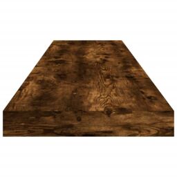 Berkfield Home Wall Shelves 4 pcs Smoked Oak 100x10x1.5 cm Engineered Wood in Brown - thumbnail 5
