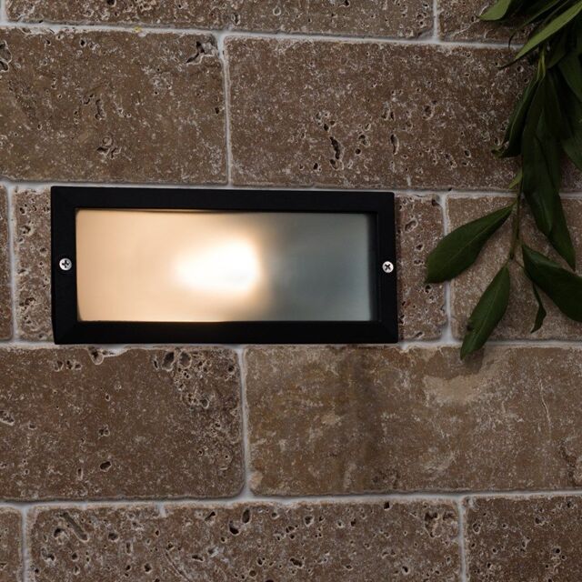 ValueLights Thornton Brick Light Black Outdoor Wall Brick Light - image 1