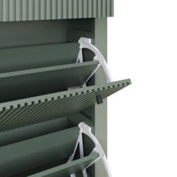 GFW Garrucha Deluxe Shoe Cabinet in Green - thumbnail 7