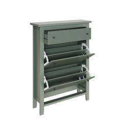 GFW Garrucha Deluxe Shoe Cabinet in Green - thumbnail 4