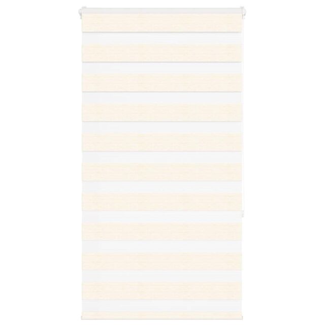 Berkfield Home Zebra Blind Marble Beige 85x150 cm Fabric Width 80.9 cm Polyester - image 1