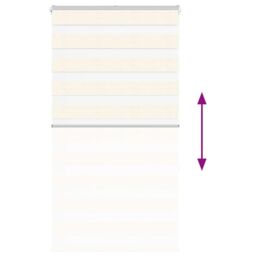 Berkfield Home Zebra Blind Marble Beige 85x150 cm Fabric Width 80.9 cm Polyester - thumbnail 5