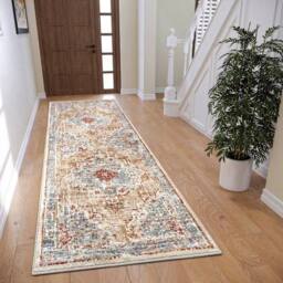 THE RUGS Strozzi Short Pile Rug Oriental Bordered Design, 8mm Pile, Durable - Size: 120 cm x 170 cm - thumbnail 8