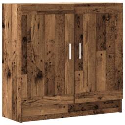 Berkfield Home Book Cabinet Old Wood 82.5x30.5x80 cm Engineered Wood in Brown - thumbnail 1