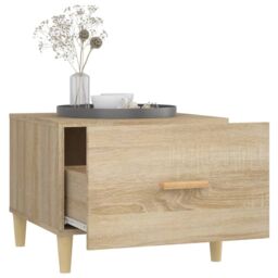 Berkfield Home Coffee Tables 2 pcs Sonoma Oak 50x50x40 cm Engineered Wood in Brown - Size: 50 x 50 x 40 cm - thumbnail 5