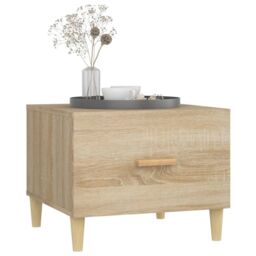 Berkfield Home Coffee Tables 2 pcs Sonoma Oak 50x50x40 cm Engineered Wood in Brown - Size: 50 x 50 x 40 cm - thumbnail 4