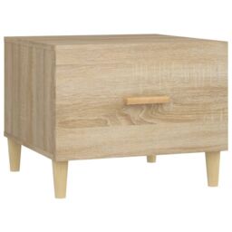Berkfield Home Coffee Tables 2 pcs Sonoma Oak 50x50x40 cm Engineered Wood in Brown - Size: 50 x 50 x 40 cm - thumbnail 6