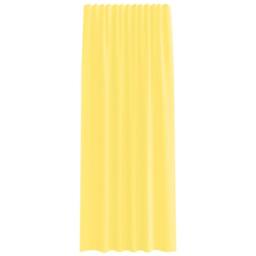 Berkfield Home Voile Curtains with Rod Pockets 2 pcs Yellow - thumbnail 4