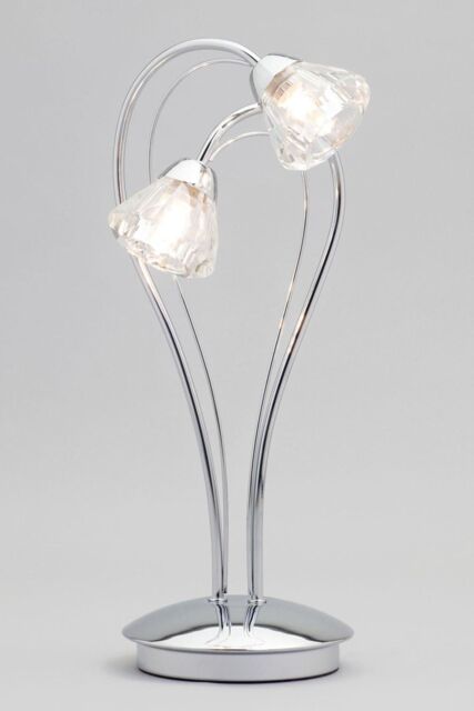 BHS Lighting Marianne Table Lamp in Metallic Silver - image 1