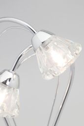 BHS Lighting Marianne Table Lamp in Metallic Silver - thumbnail 3