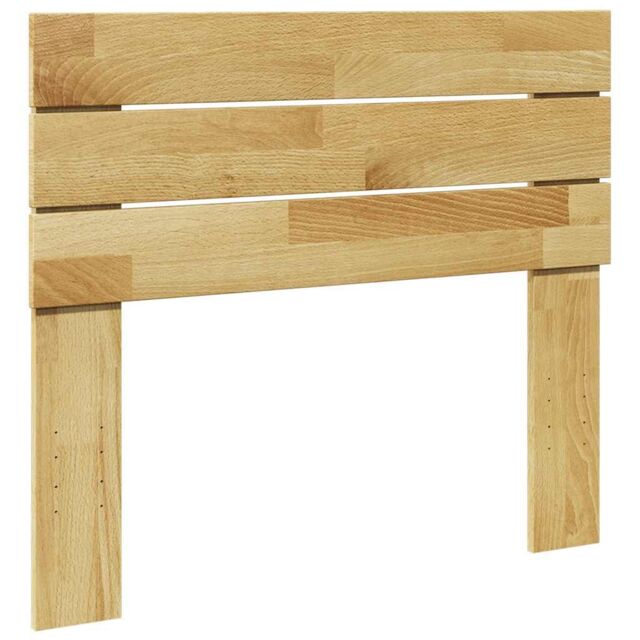 Berkfield Home Headboard 75 cm Solid Wood Oak in Brown - image 1