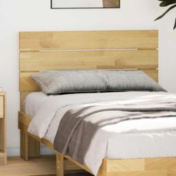 Berkfield Home Headboard 75 cm Solid Wood Oak in Brown - thumbnail 2
