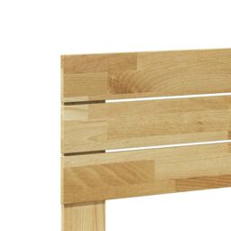 Berkfield Home Headboard 75 cm Solid Wood Oak in Brown - thumbnail 7