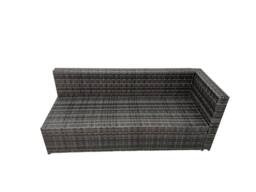 Fimous 9-seater Outdoor Rattan Sofa Set with with Chair Side Table Big Stools in Dark Grey - thumbnail 6