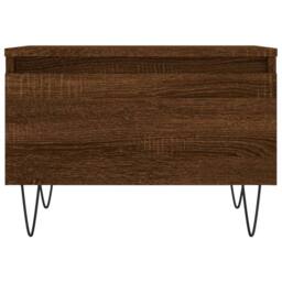 Berkfield Home Modern Coffee Tables 2 pcs Brown Oak 50x46x35 cm Engineered Wood - Size: 50 x 46 x 35 cm - thumbnail 6