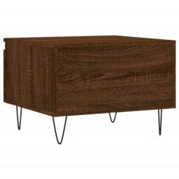 Berkfield Home Modern Coffee Tables 2 pcs Brown Oak 50x46x35 cm Engineered Wood - Size: 50 x 46 x 35 cm - thumbnail 9