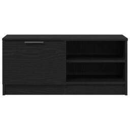 Berkfield Home TV Cabinet 2 pcs Black Oak 80x35x36, 5 cm Engineered Wood - thumbnail 6