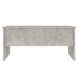 Berkfield Home Coffee Table Concrete Grey 102x50.5x46.5 cm Engineered Wood - thumbnail 6