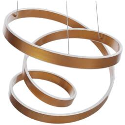 Wyld and Coco Gold Knot Pendant Lamp with Integrated LED Aluminium Modern Glam - thumbnail 2