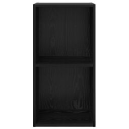 Berkfield Home Wall-Mounted TV Cabinet in Black Oak - 37 x 37 x 72 cm, Made of Engineered Wood - Size: 37 x 37 x 72 cm - thumbnail 6