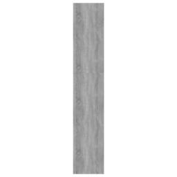 Berkfield Home Book Cabinet/Room Divider Grey Sonoma 80x30x166 cm Engineered Wood - Size: 80 x 30 x 166 cm - thumbnail 6