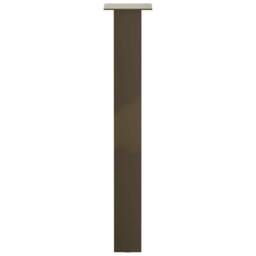 Berkfield Home Coffee Table Legs 4 pcs Natural Steel 72 cm Steel in Brown - thumbnail 6