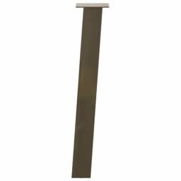 Berkfield Home Coffee Table Legs 4 pcs Natural Steel 72 cm Steel in Brown - thumbnail 5