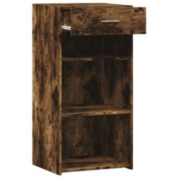 Berkfield Home Sideboard Smoked Oak 45x42.5x93 cm Engineered Wood in Brown - thumbnail 7